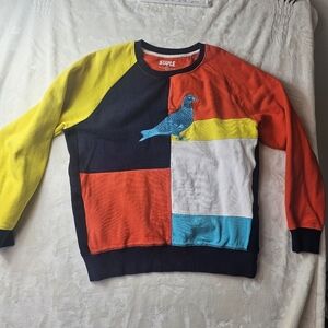 Staple pidgeon Sweatshirt Men's XL Multicolor Sweater Streetwear 80s 90s Vintage